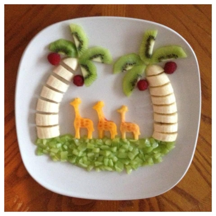 Украшение детских блюд