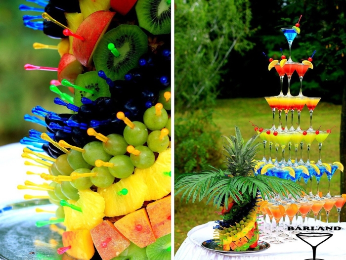 Украшение фруктов