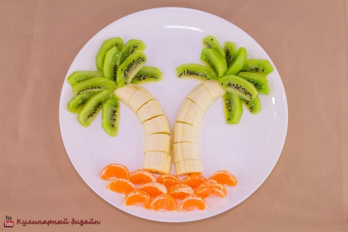 Банан киви мандарин пальма