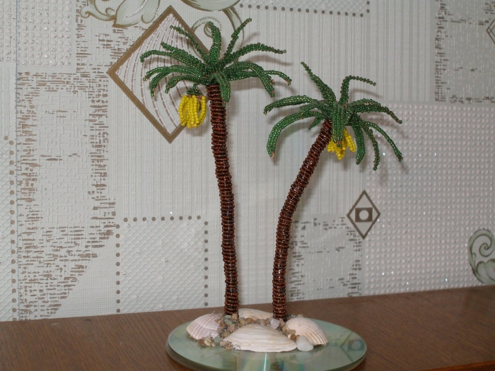 Бисероплетение пальма