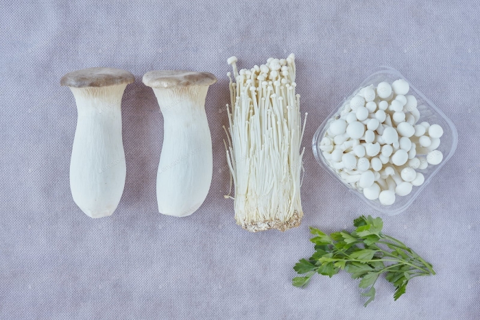 Грибы эноки и шимеджи