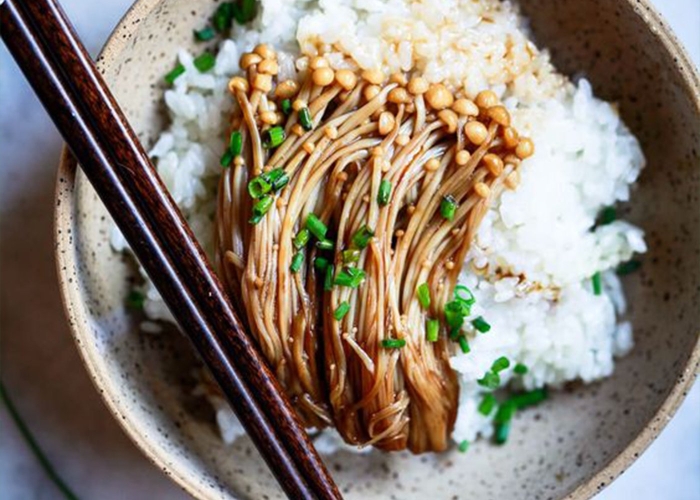 Корейские грибы эноки