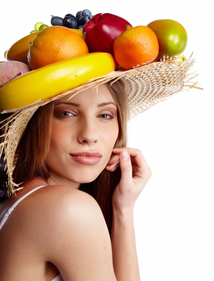 Шляпки с фруктами