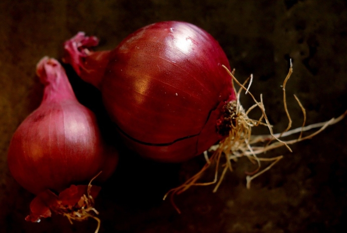 Лук краснеющий