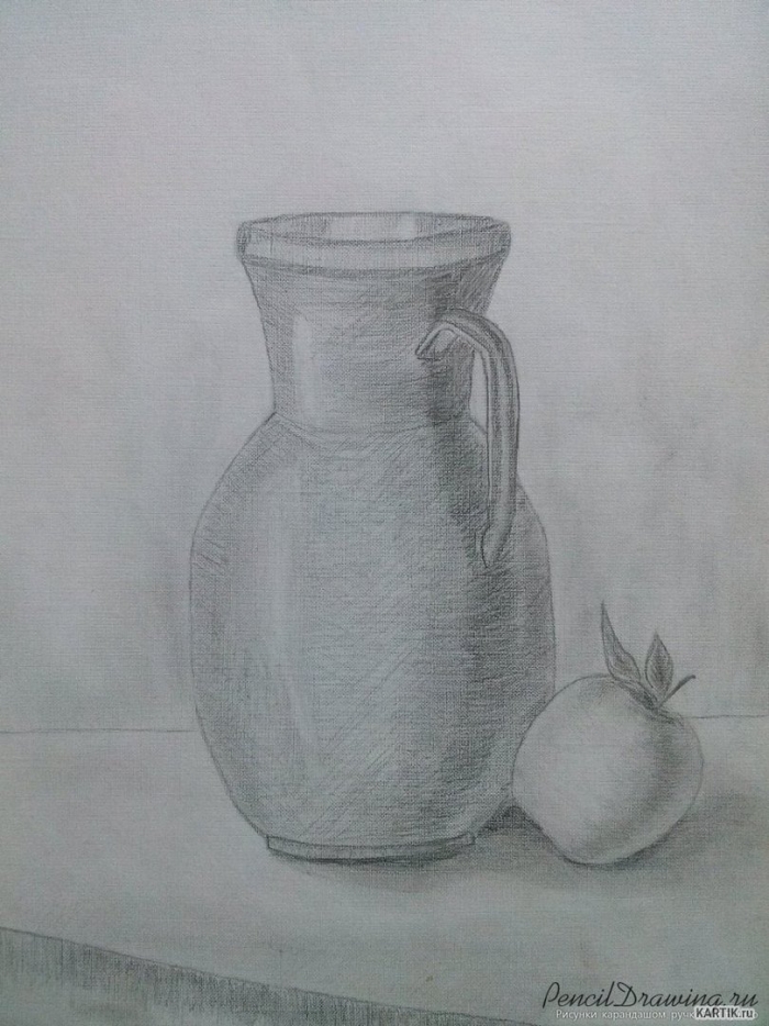 Ревякин дмитрий натюрморт кувшин яблоки