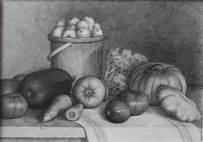 Натюрморт в графике