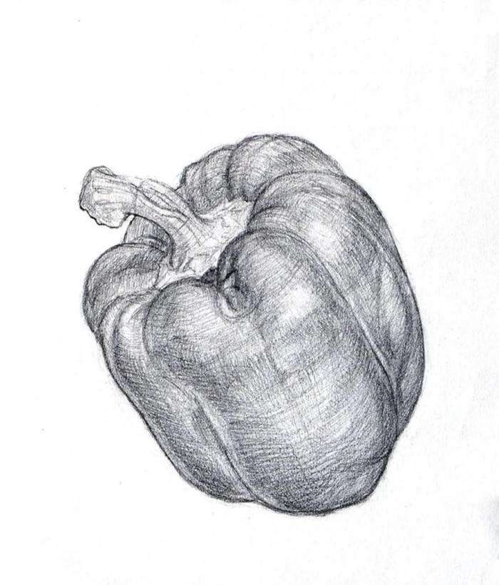 Рисунки фруктов карандашом