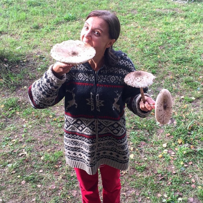 Гриб зонтик пёстрый съедобные