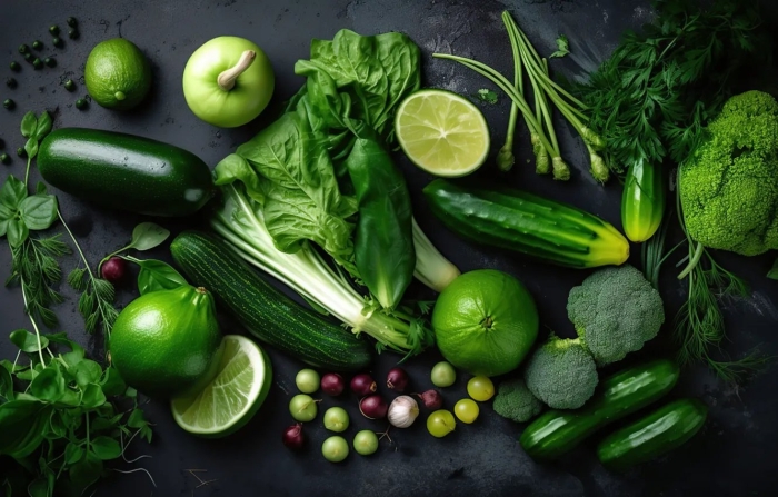 Зеленые овощи