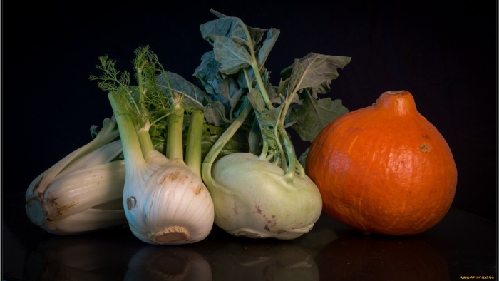 Тыква и капуста