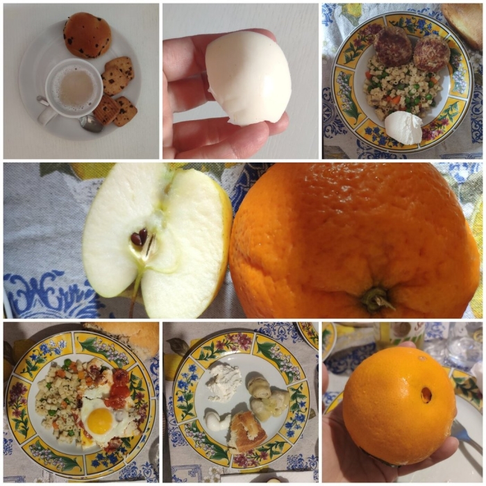 Мандарин и апельсин