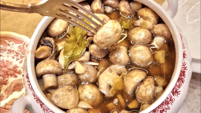 Маринованные шампиньоны за 10 минут