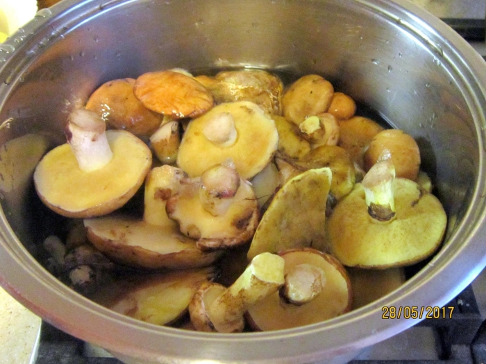 Жареные маслята