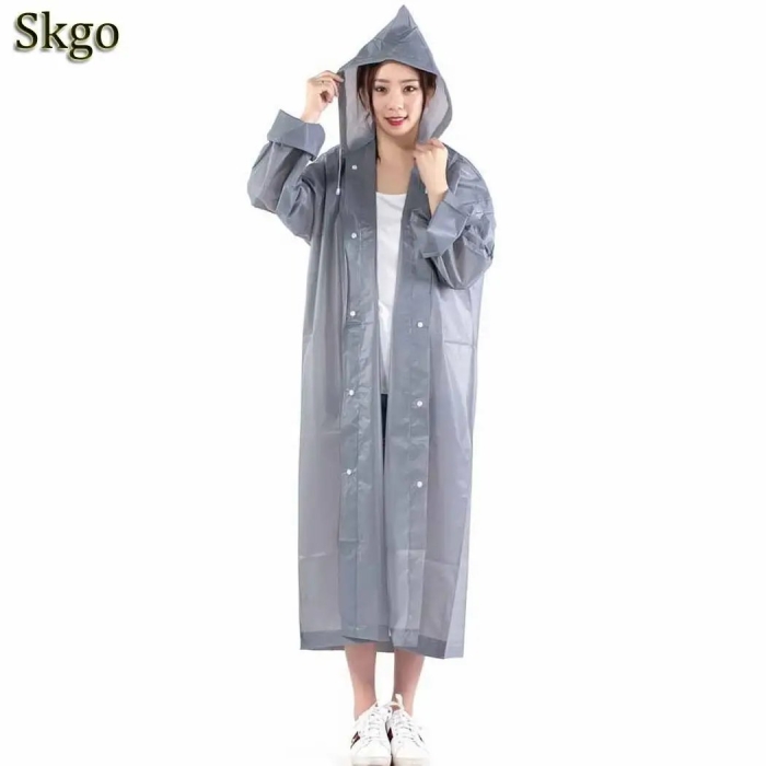 Дождевик с капюшоном непромокаемый плащ
