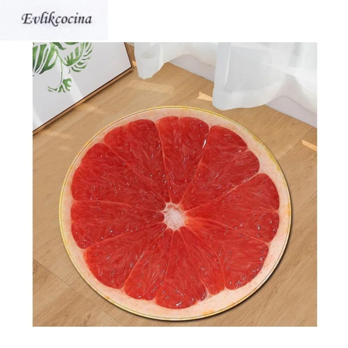 Коврики на стул в виде фруктов