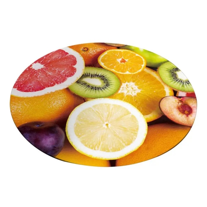 Доска разделочная стеклянная круглая