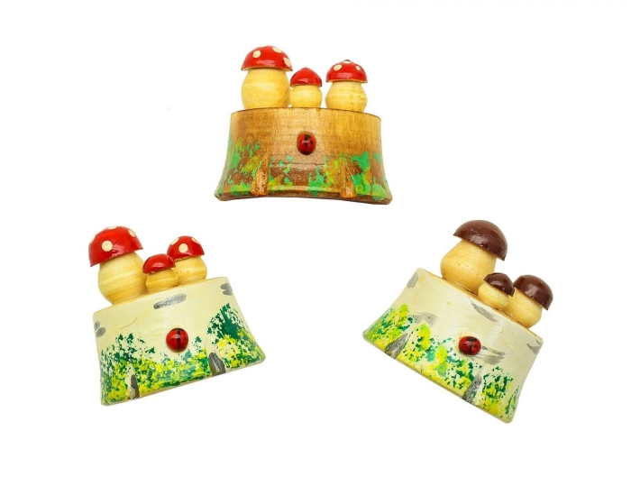 Магнит грибочки