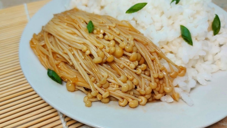 Грибы Эноки по корейски