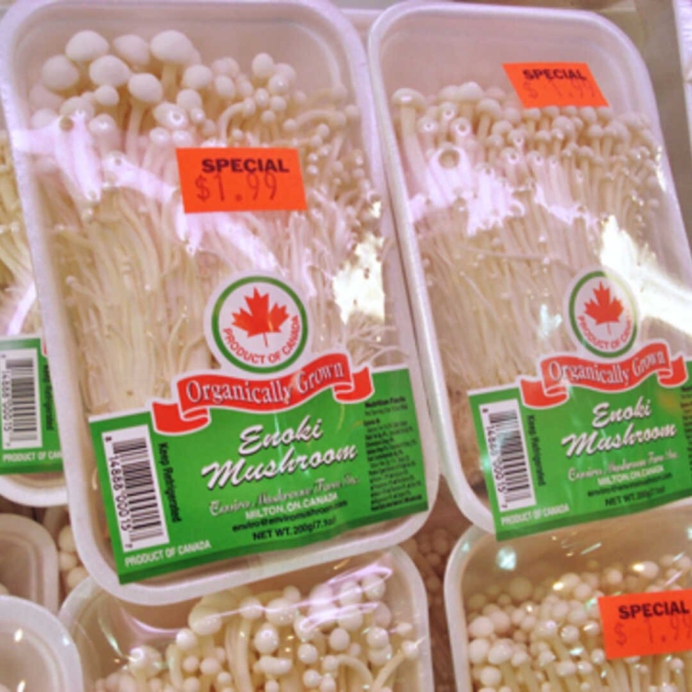 Пятерочка грибы Эноки