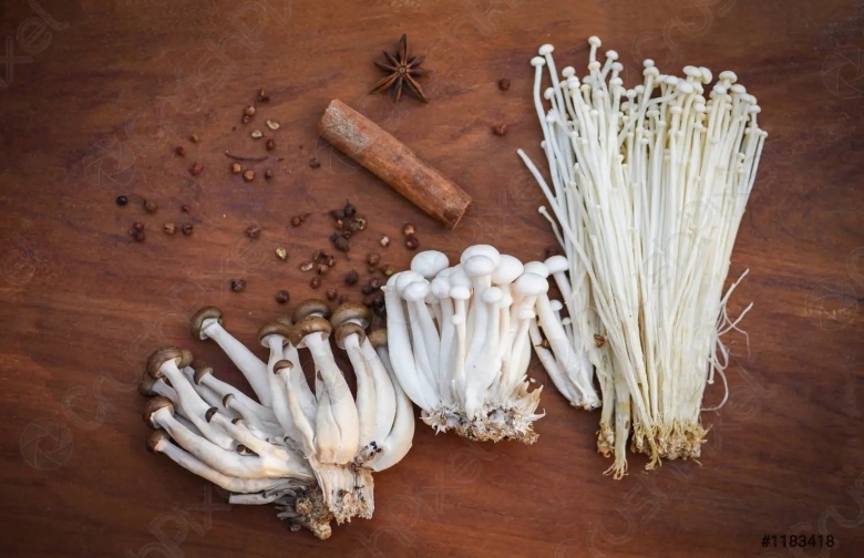 Грибы эноки и шимеджи