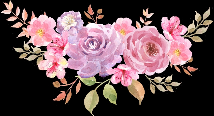 Акварельные цветы