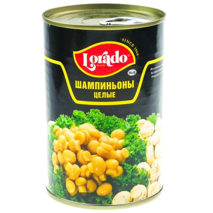 Шампиньоны лорадо целые 425гр
