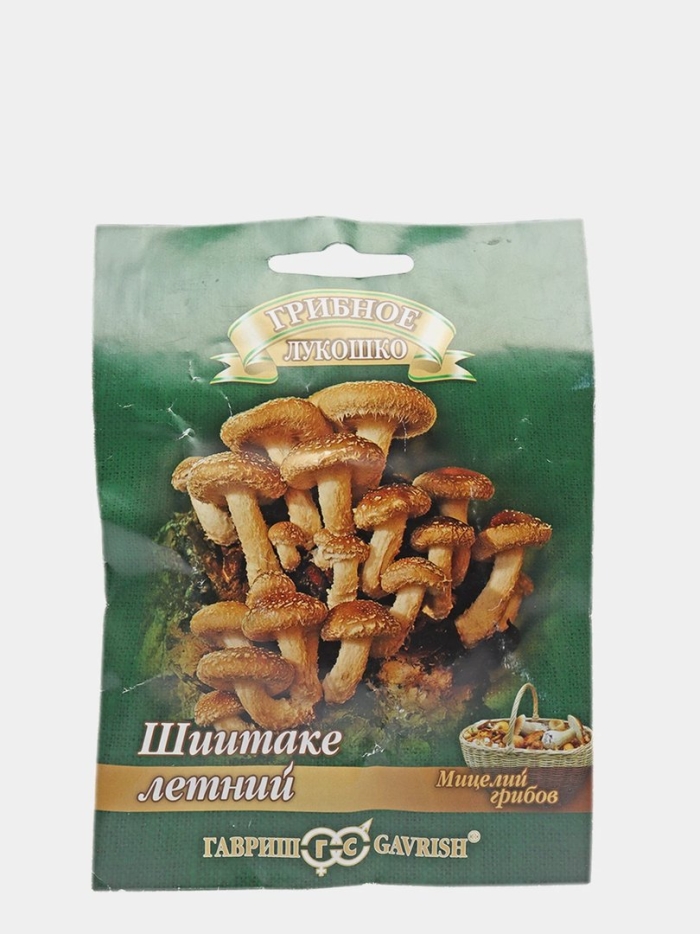 Мицелий грибов гавриш грибное лукошко шиитаке летний на древесной палочке 12 шт.