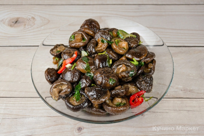 Грибы шиитаке маринованные