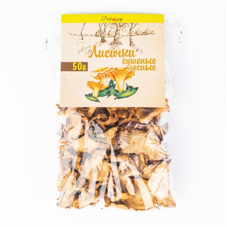 Лисички сушеные