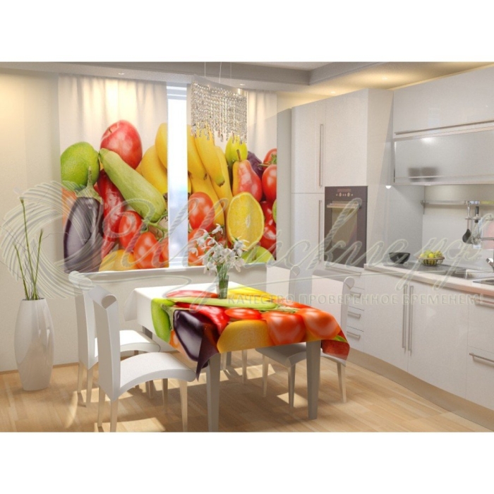 Фотошторы для кухни