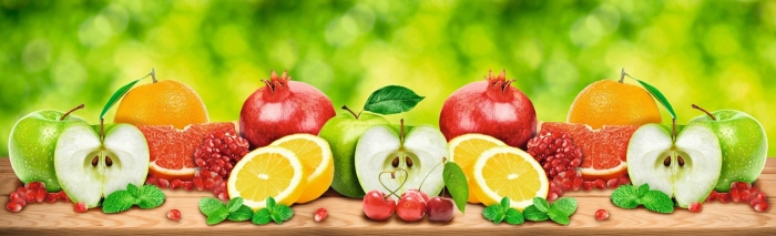 Фартук кухонный фрукты