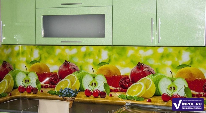 Пластиковый фартук для кухни