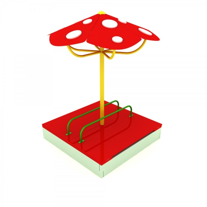 Песочница  мухомор с защитой мф-1.115