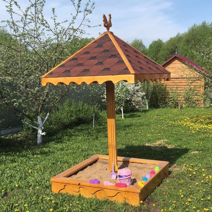 Песочница детская деревянная
