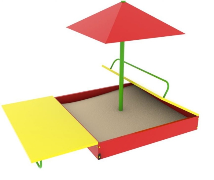 Песочница с крышкой ксил