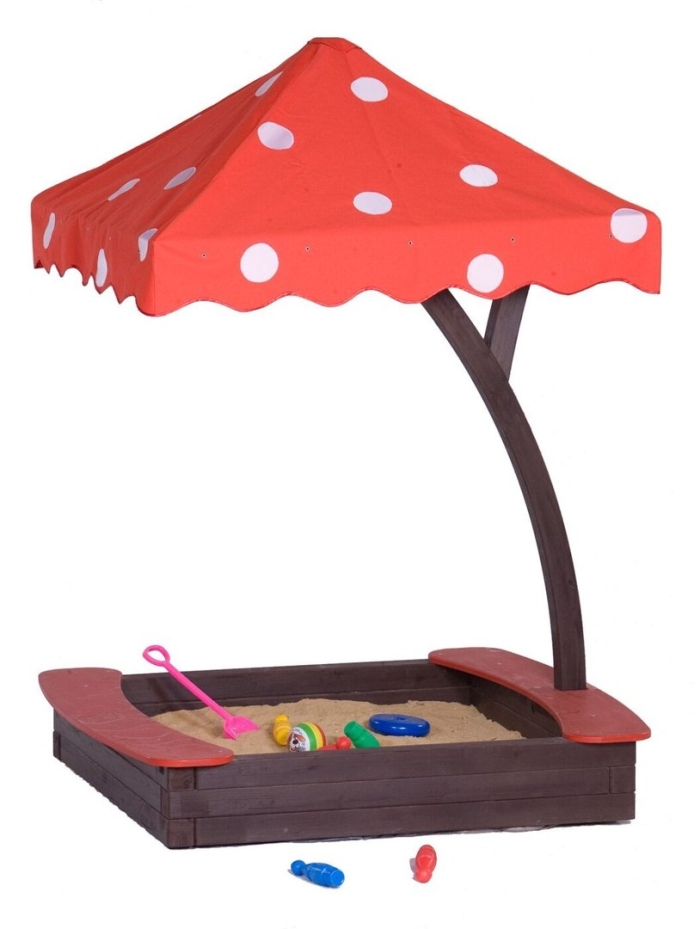 Песочница мухомор грибок