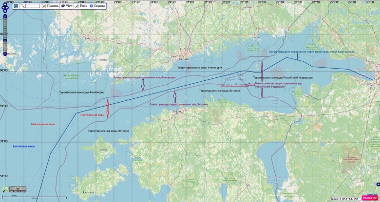 Территориальные воды Балтийского моря Калининград