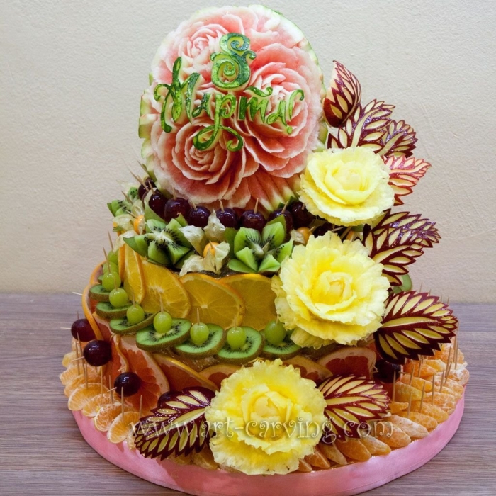 Карвинг из фруктов композиция