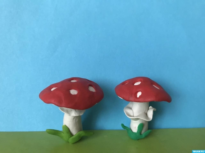 Лепка гриб боровик средняя группа