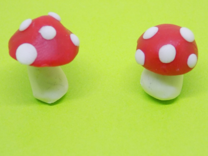 Поделки из пластилина грибы