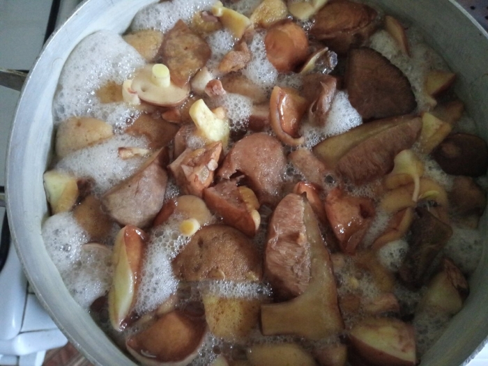 Жареные маслята