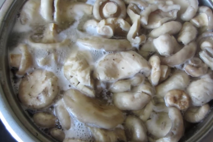 Вареные грузди