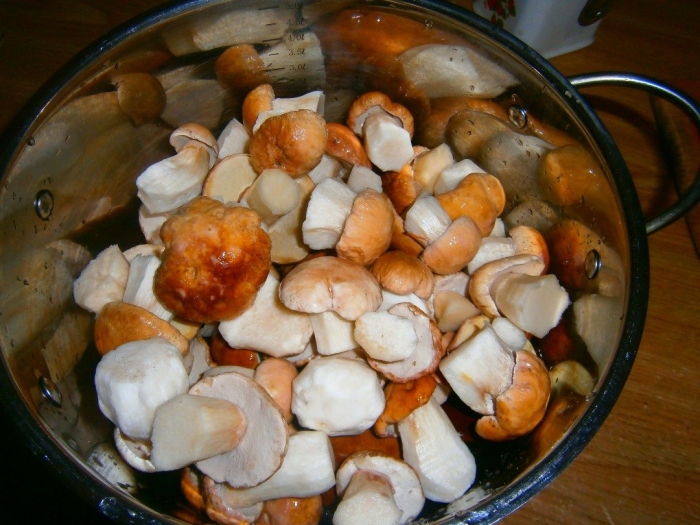 Маринованные белые грибы