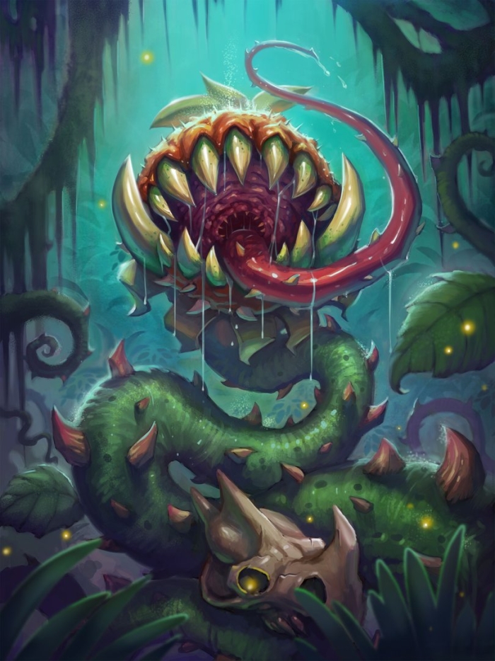 Плотоядные растения арт фэнтези