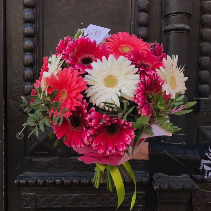 Пионовидные герберы