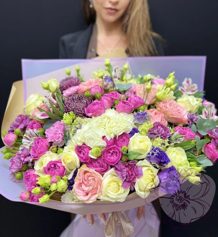 Сборный букет цветов
