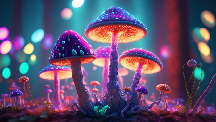 Psychedelic mushroom