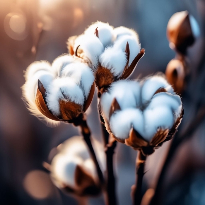 Веточка хлопка