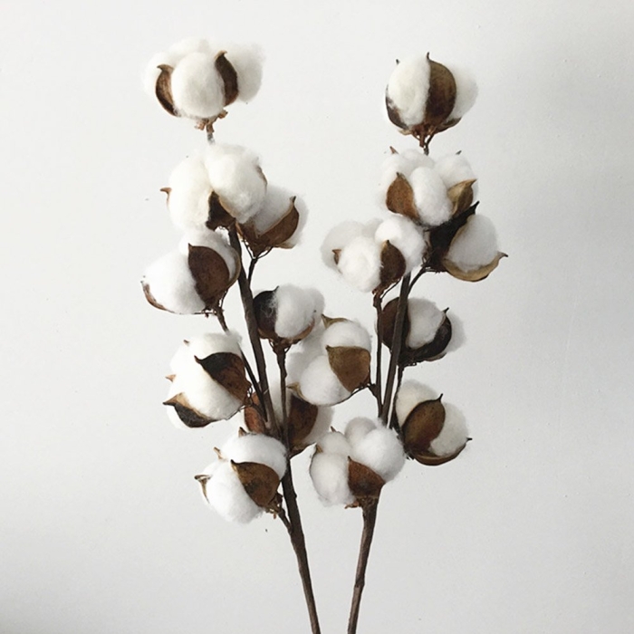 Ветка хлопка искусственная