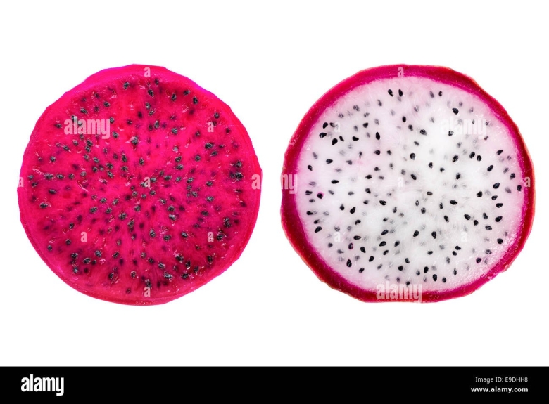 Драконий фрукт в разрезе